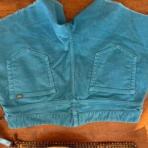 Carve Designs Teal corduroy shorts